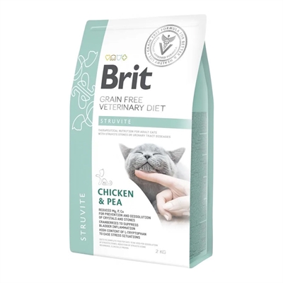 Brit Veterinary Diet Grain Free Kattfoder Struvit 2 kg